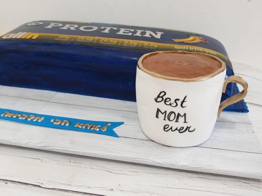 עוגת חטיף חלבון