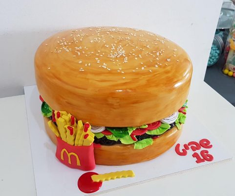 עוגות בצק סוכר - עוגות נוער