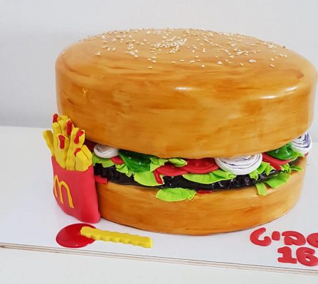 עוגות בצק סוכר - עוגות נוער