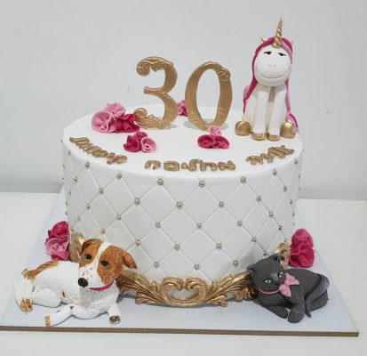 עוגות בצק סוכר למבוגרים