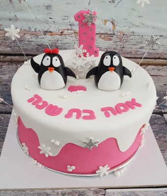 עוגות בצק סוכר לתינוקות