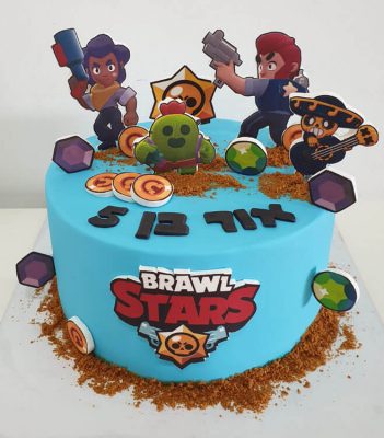 עוגות בצק סוכר בנים