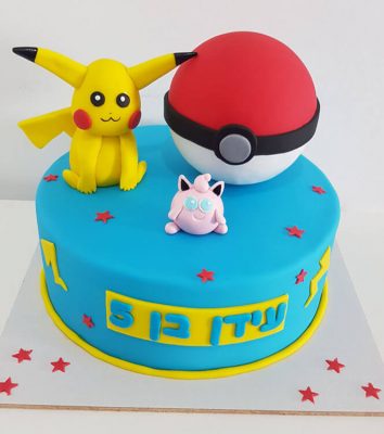 עוגות בצק סוכר בנים