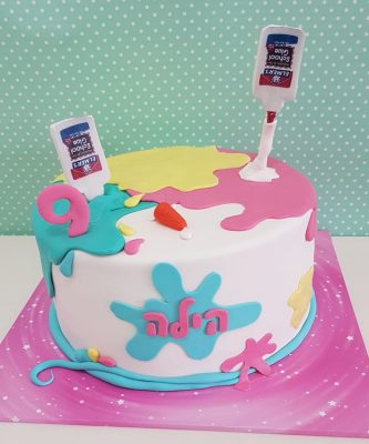 עוגות בצק סוכר בנות