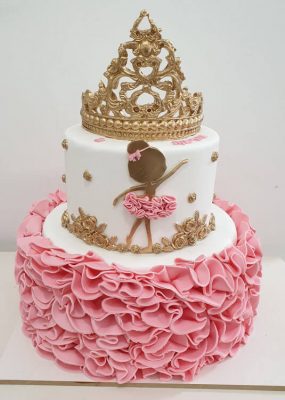 עוגות בצק סוכר בנות