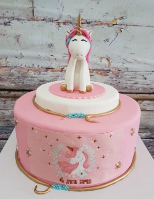 עוגות בצק סוכר בנות