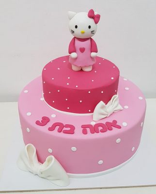 עוגות בצק סוכר בנות