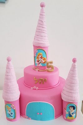 עוגות בצק סוכר בנות