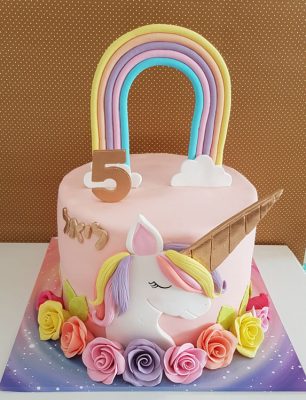 עוגות בצק סוכר בנות