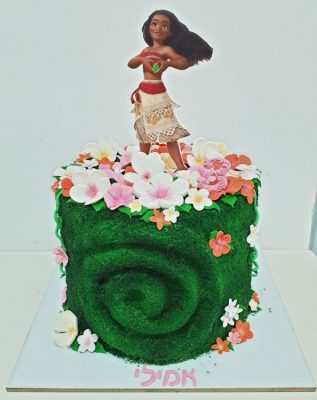 עוגות בצק סוכר בנות