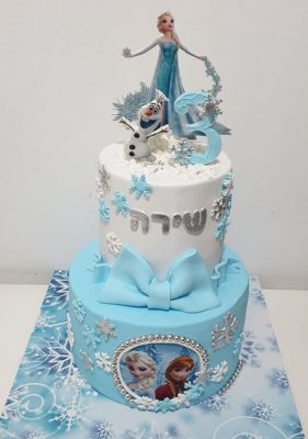 עוגות בצק סוכר בנות