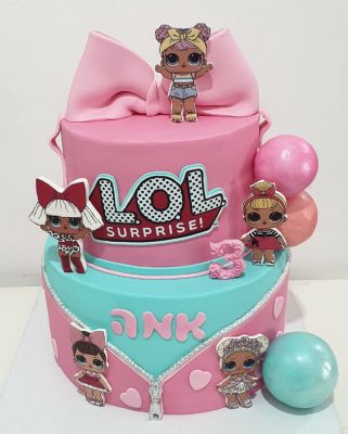 עוגות בצק סוכר בנות