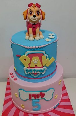 עוגות בצק סוכר בנות