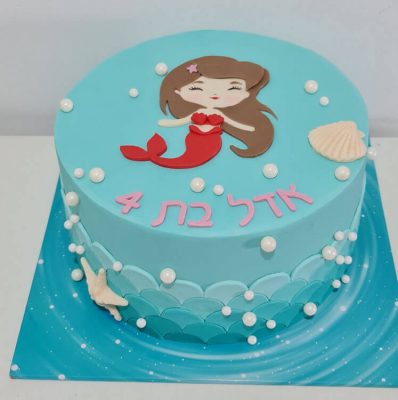 עוגות בצק סוכר בנות