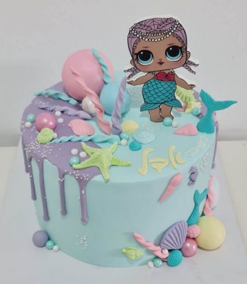 עוגות בצק סוכר בנות