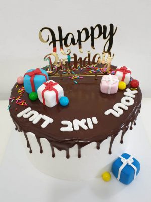 עוגות קצפת דריפ קייק