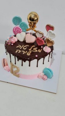 עוגות קצפת דריפ קייק