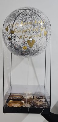 בלון שקוף לבחירה עם כיתוב אישי