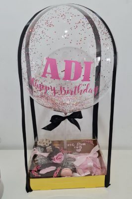 בלון שקוף לבחירה עם כיתוב אישי