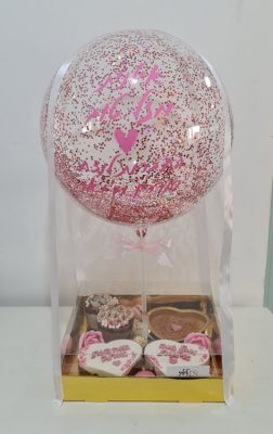 בלון שקוף לבחירה עם כיתוב אישי