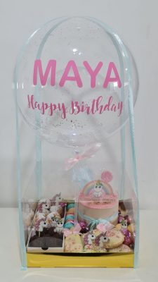 בלון שקוף לבחירה עם כיתוב אישי